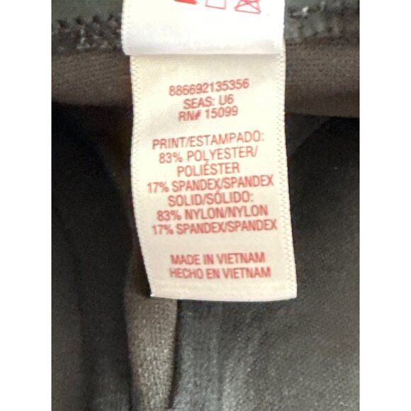 Bongo Swimsuit One Piece Tropical Neon Retro Underwire Boning Ruffle Waist Large - Picture 6 of 6